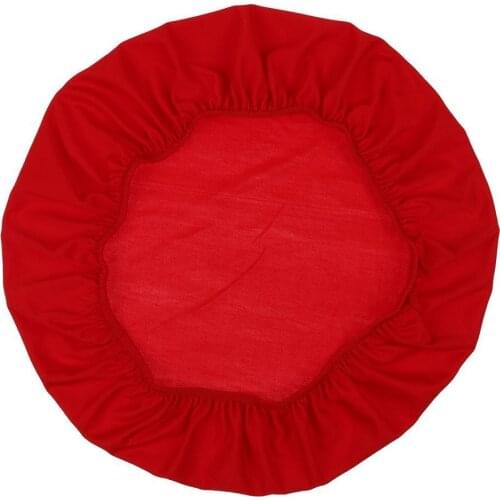 Spandex Chair Hood Round Stretch Dining Room Wedding Banquet Chair Covers Solid Removable Washable Furniture Protector