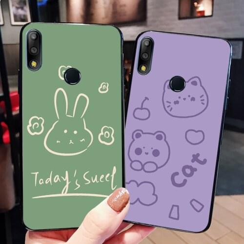 Silicone Case For Asus Zenfone Max Pro M2 ZB631KL ZB633KL Cute Bear TPU Silicone Back Cover For Asus 5Z ZE620KL ZS620KL