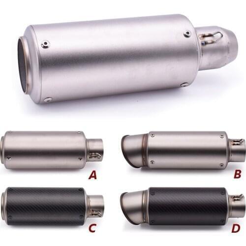 High Quality Motorcycle Exhaust Pipe Carbon Fiber With DB Kille Modified For Honda XR250 XR400 XR125 xr 250 400 Kawasaki ZG1000