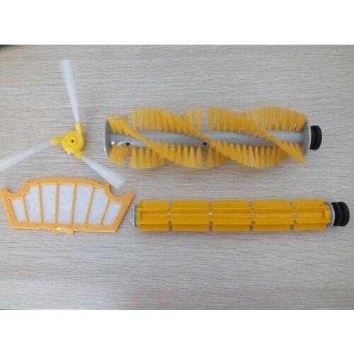 For Cleaner C565/C561/C571) Hair Brush,Rubber Brush,Side Brush,HEPA Filter for Robot Vacuum Cleaner
