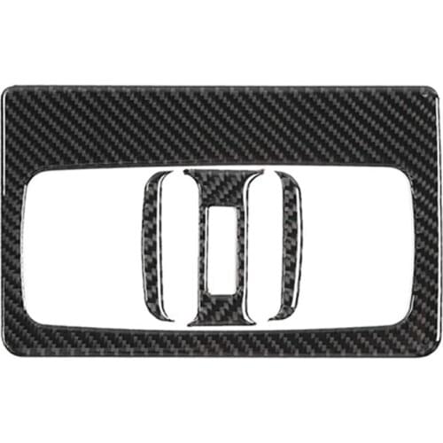 For Toyota 4Runner 2010-2020 Accessories Rear Console Air Vent Outlet Cover Trim Real Carbon Fiber Cover Trim