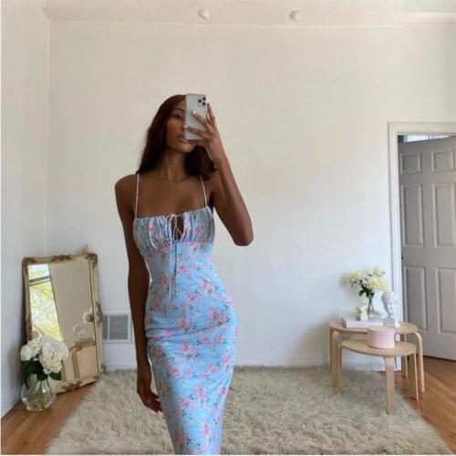 FUFUCAILLM Open Summer Dresses