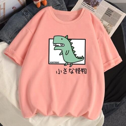 Cotton T-Shirt Summer Loose Women T Shirt Fashionable Harajuku Girl T Shirt Short Sleeved Round Necked Tops Plus Size S-5XL