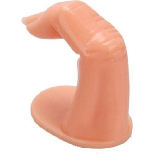 1PC Nail Art Training Practicing Practice Display False Tips Finger Fake Hand Acrylic UV Gel Manicure Tool Salon