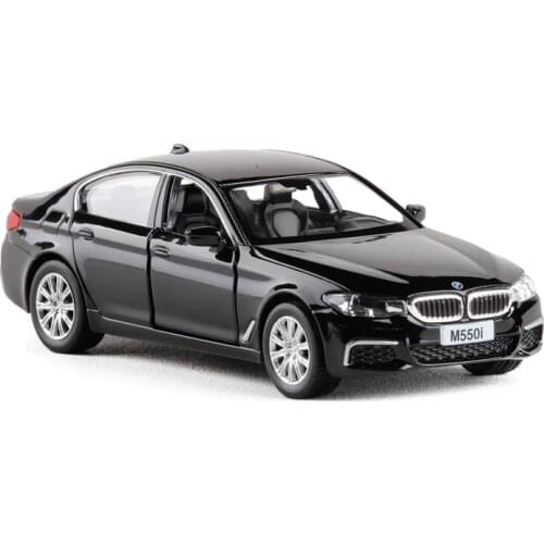 High Simulation RMZ City 1:36 Diecasts Model Toy Car Metal BMWm550I Classical Alloy Bus Model Excellent Toys For Children Gifts