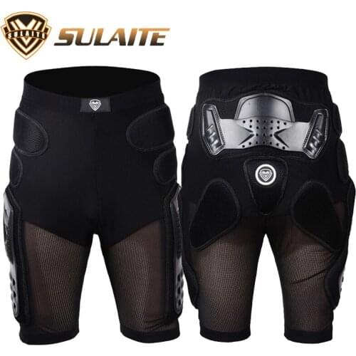 Motorcycle Pants Riding Shorts Body Armor Protecciones Moto Pantalon Motocross Breathable Waist Spine Crotch Thigh Protection