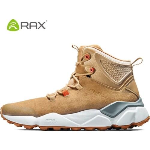 Rax Brand Winter Hiking Shoes Mens Outdoor Camping Sports for Men Genuine Leather Mountain Boot Antislip Climbing Women Snearker