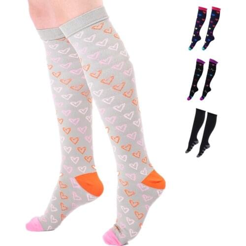Antifatigue Running Men Women Socks Sports Unisex Compression Socks Stretch Pressure Circulation Prevent Varicose Veins Socks