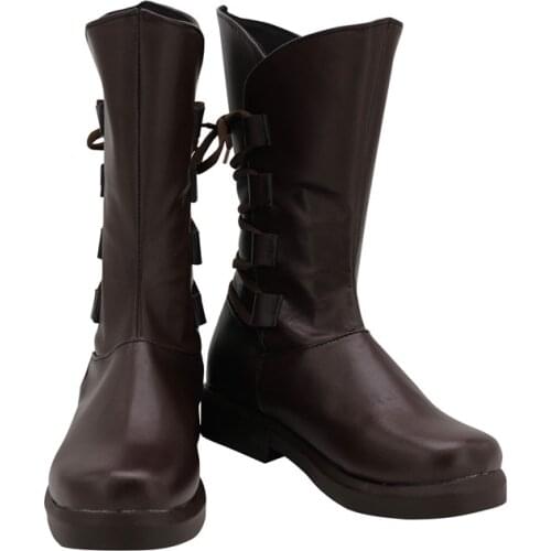 Rey Cosplay Shoes Boots Halloween Costumes Accessory Custom Made