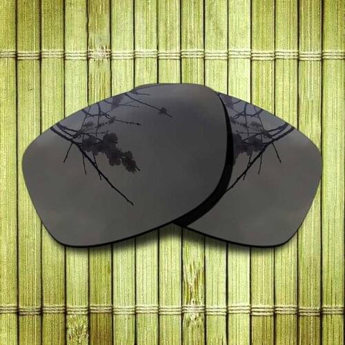 Polarized Replacement Lense For-Oakley Jupiter Squared Sunglasses Frame True Color Mirrored Coating - Black Color Available