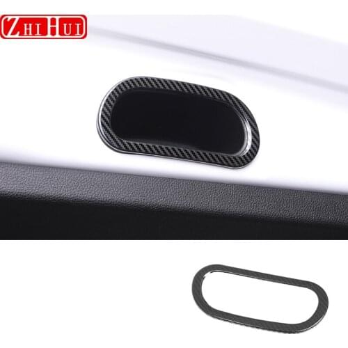 Car Styling Exterior Rear Trunk Decoration Stainless Steel Sticker Handle Cover For GWM Haval Hover Jolion 2021 Accessories