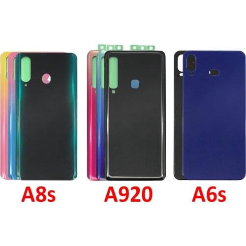 Glass Back Cover Battery Back Replacement Case For Samsung Galaxy A6S A8S A9 2018 A920 Rear Door Housing Adhesive Sticker