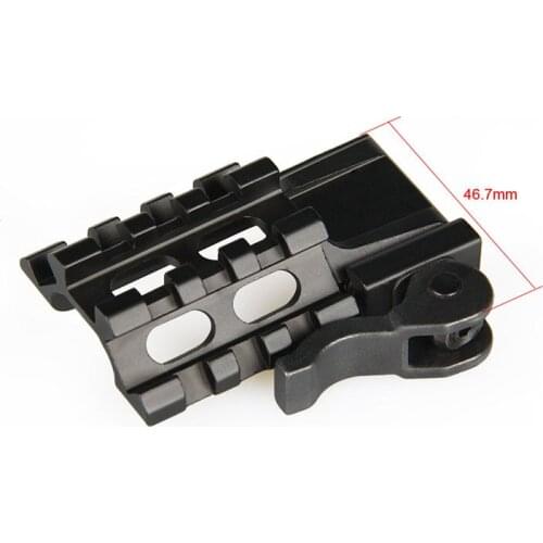 PPT Tactical airgun accessories scopes rails quick detachable scope angle mount for 22mm Rail GZ22-0226