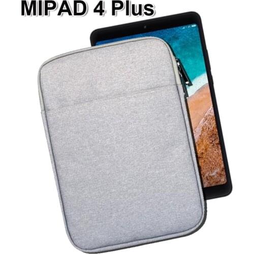 Waterproof xiaomi mi pad 4 Plus Case mipad 4 Cover 10" Cotton Fabric Tablet Sleeve Pouch Bag for IPAD 2 3 4 huawei M5 PRO 10.8"