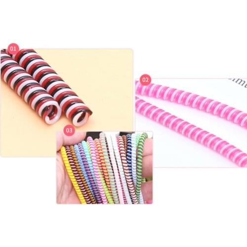 1.4m MIX Color Protector Cable For Phones Cable USB Cord Saver USB Cable Data Line Charging Cable Protector For IPhone Android
