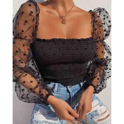 ZITY Blouses With Sleeves