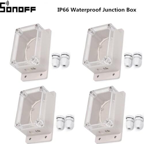 1/2/5/10 pieces SONOFF IP66 Waterproof Junction Box Waterproof Case Water Resistant Shell For Basic / RF / Dual / Pow,General