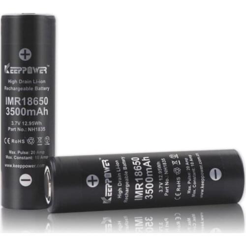 1 pcs IMR 18650 battery IMR18650 3500mAh 3.7V max 20A discharge high power battery NH1835 drop shipping original