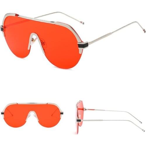 2019 Retro Oval Classic Sunglasses Ladies / Mens Glasses New Fashion Gradient Mirror Metal Sports Sunglasses Driving Glasses