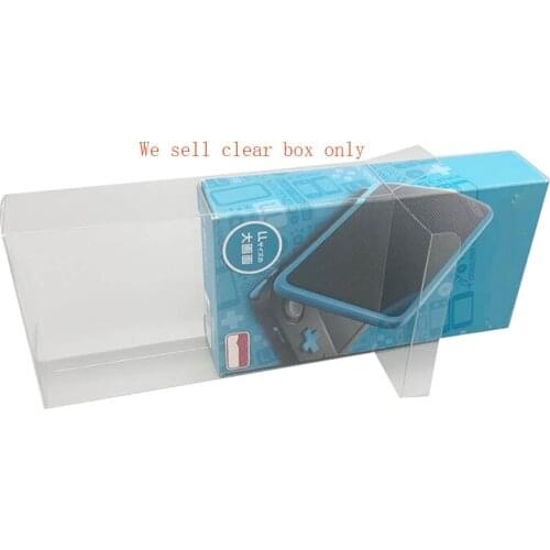 50 PCS a lot Transparent PET Display Box Storage box for New 2DSLL Game protective box JP Version