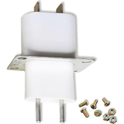 1 Pieces Microwave Oven Magnetron Part Launch Tube Socket High Voltage Filament Plug Connector Socket Home Appliance Parts New