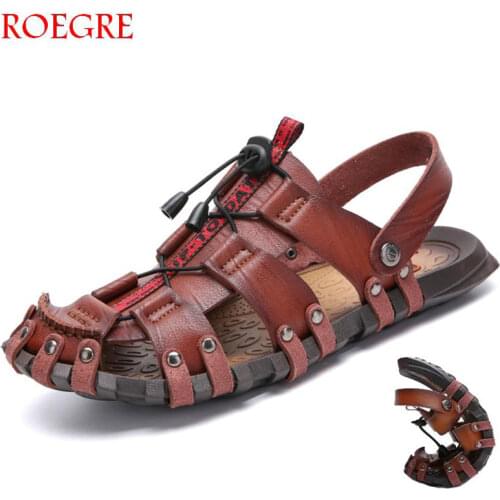 Breathable Sandals Summer Shoes Men Large size 47 Casual Shoes Outdoor Beach Slippers man Anti-Skid Clogs Gladiator Solid Mules
