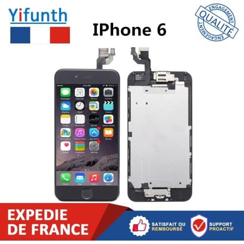 Screens For IPhone 6 LCD Lens Touch Screen Display Digitizer Assembly Replacement Iphone 6 Black White Mobile Phone LCD Screens