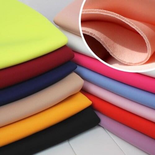 Stretch spandex knitted space cotton fabric air layer for baseball jacket skirt sewing DIY mask sewing