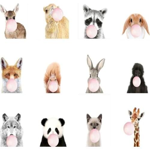 GATYZTORY 60x75cm Giraffe Painting By Numbers on canvas DIY pictures by numbers Frameless Home Decor Animals Unique Gift