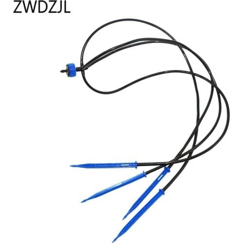 4L 8L drip irrigation dropper 4-way arrow drip emitter 1/8" micro irrigation system water drop garden 1SET
