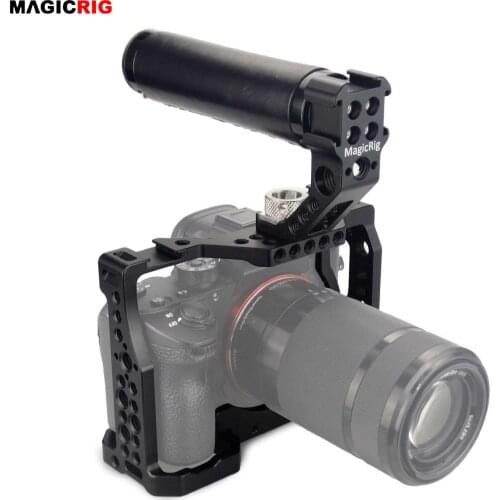 MAGICRIG A7RIII Cage with ARRI Locating Handle for Sony A7RIII /A7III /A7SII /A7M3 /A7RII /A7II Camera