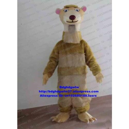 Brown Long Fur Possum Opossum Didelphid Didelphis Crash Mascot Costume Character Business Advocacy Wedding Ceremony zx728