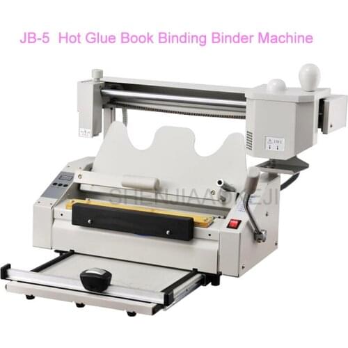 RD-JB-5 A4 Book Binding Machine Hot Melt Glue Book Paper Binder Puncher 220V/110V High Speed binding