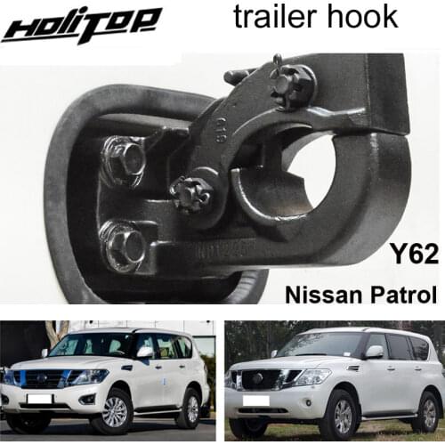 Newest trailer hook hitch tow bar for Nissan Patrol Y62 2010-2019, quality guarantee, pulling force 10T,from old seller,reliable