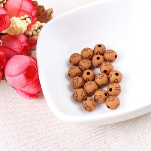 2018 New Vintage Cross Washing Acrylic Spacer Beads For Bracelet Necklace Jewelry Making DIY 8mm 200pcs/lot A9