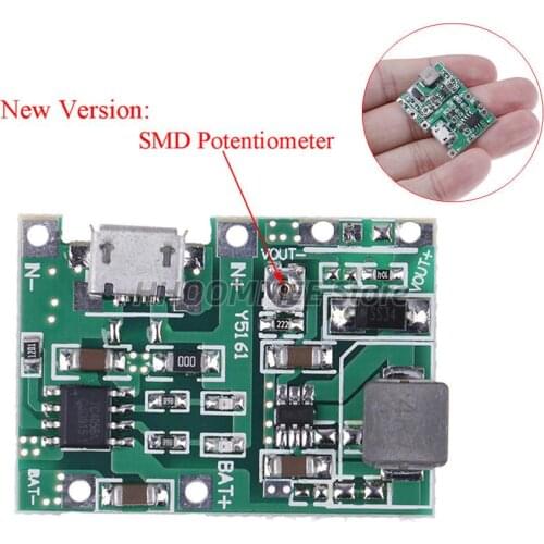 New 1Pc Lithium Li-ion Battery Boost Charger Module USB Lithium Lipo 18650 Battery 3.7V 4.2V To 5V 9V 12V 24V Step Up Module