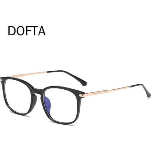 DOFTA TR Optical Glasses Frame Men Square Myopia Prescription Eyeglass Frames Man Anti Blue Light Computer Glasses Eyewear 5371