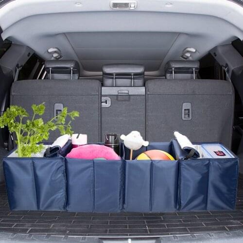KAWOSEN 110cm Big Size Stowing Tidying Interior Holder Car Foldable Trunk Organizer Heat Preservation Storage SUV Sedan HDTO05