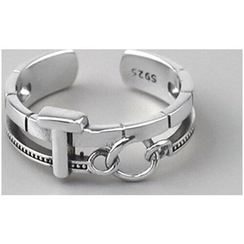 Original design Europe & American popular rings 925 silver knotted couple ring 2020 fashion DIY fine jewelry gifts free shipping