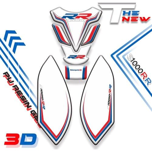 Motorcycle Front Rear Fairing Engine Vehicle sticker 3D Edge Gel Protection Tank Paint pad for BMW S1000RR 2012-2014 2013