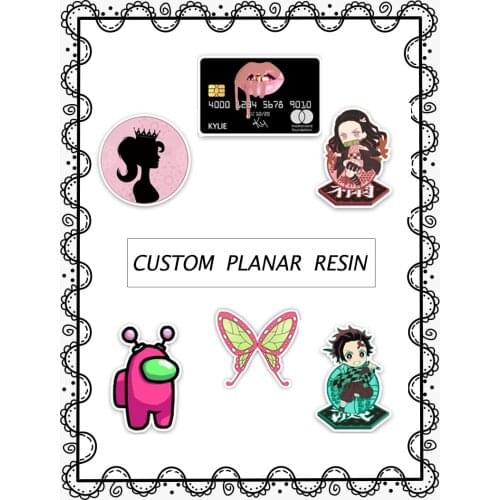 Planar Resin Flatback Custom for DIY Bows Craft Supplies Handcraft Materials Accessories 10pcs