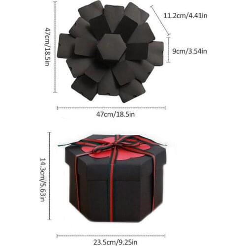 Gift Explosion Surprise Box Party Love Explosion Bag Package Christmas Album Scrapbook For Anniversary Birthday Diy Photo G U0R9