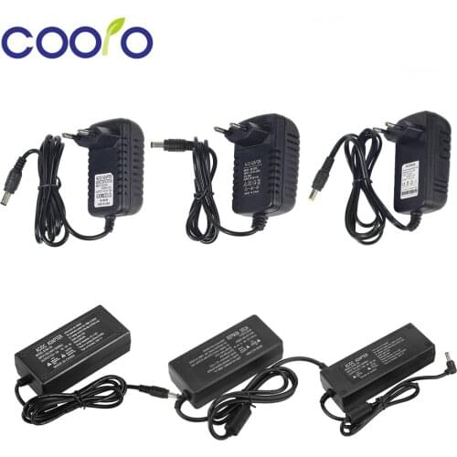 AC 100V-240V to DC 12V 1A 2A 3A 5A 6A 8A 10A Lighting Transformers Power Supply Adapter Converter Charger For LED Strip Light