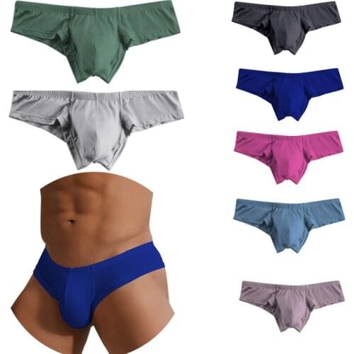 Mens underwear modal mens briefs new large size low waist sexy breathable briefs ad325