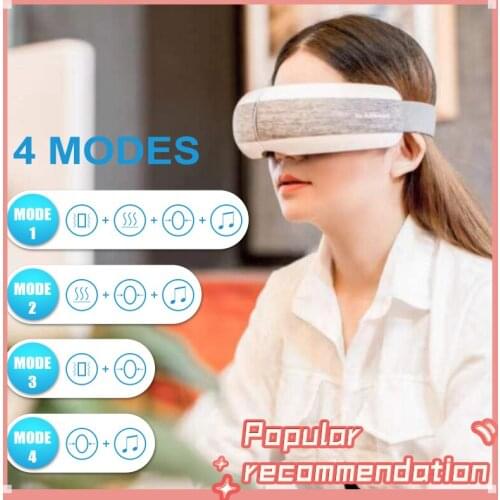 Smart Eye Massager Air Compression Heated Massage For Tired Eyes Dark Circles Remove Massage Relaxation