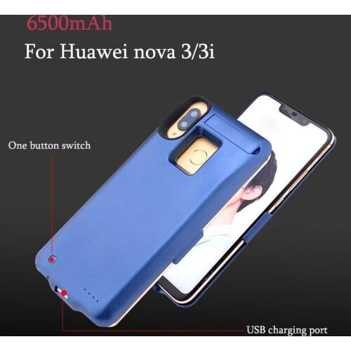6800mAh Power Bank Battery Charger Case For Huawei nova 3i/nova 3 Power Case External Backup Cover For nova 3i Battery Case