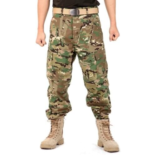 Military fans leisure camouflage mountaineering pants special tactical pants American combat pants camouflage pants