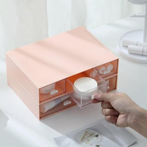 Drawer Jewelry Storage Box Fashion Creative Lightweight Drawer Storage Case File Sundries Rack Home Small Jewelry Case