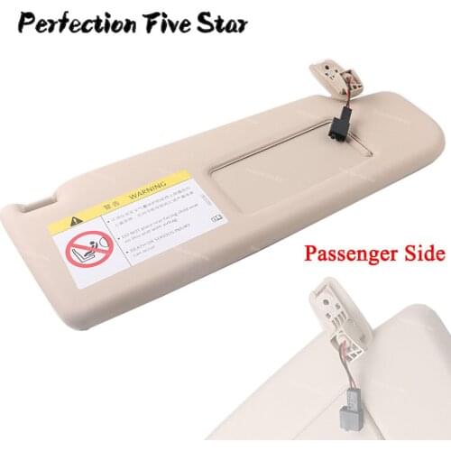 1KD857552A 1KD 857 552 A For Volkswagen Passat B7 Passat CC Jetta MK5 New Sun VisorRight Passenger Side Beige