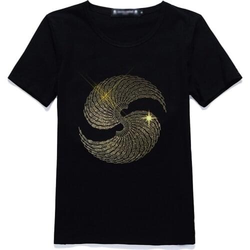 2pc/lot whirlwind appliques strass iron hot fix rhinestone transfer motifs iron on rhinestone motifs for shirt